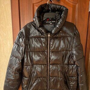 Michael Kors Men's Quilted Hooded Puffer Jacket Size Medium